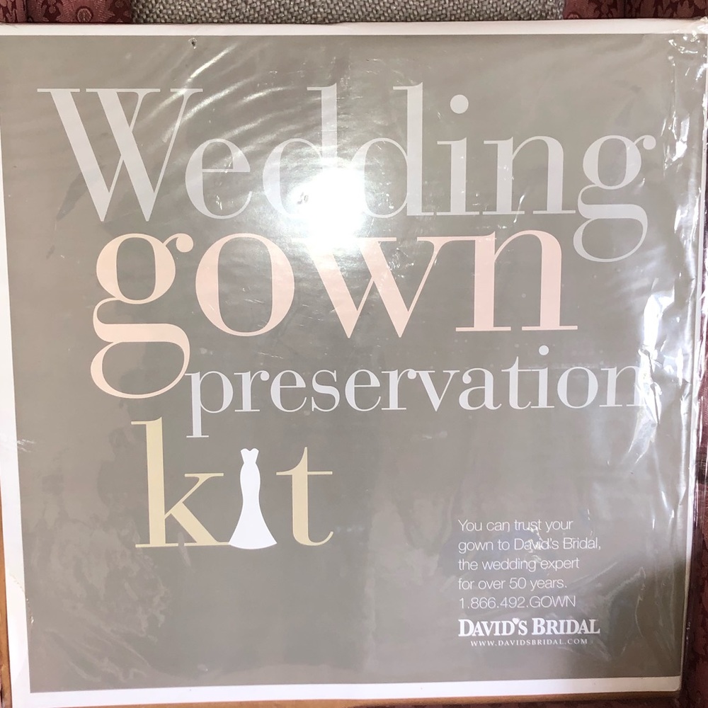 NWT Wedding Gown Preservation Kit